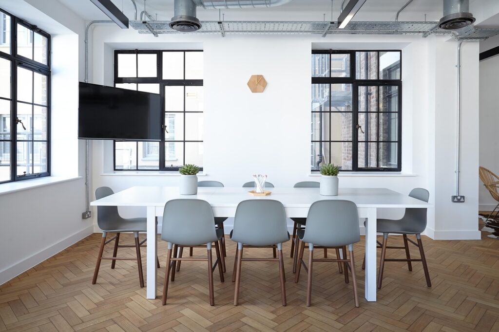 chairs, table, contemporary, furniture, indoors, interior design, office, room, spacious, windows, interior decoration, office furniture, meeting room, boardroom, office, office, office, office, office-2181960.jpg