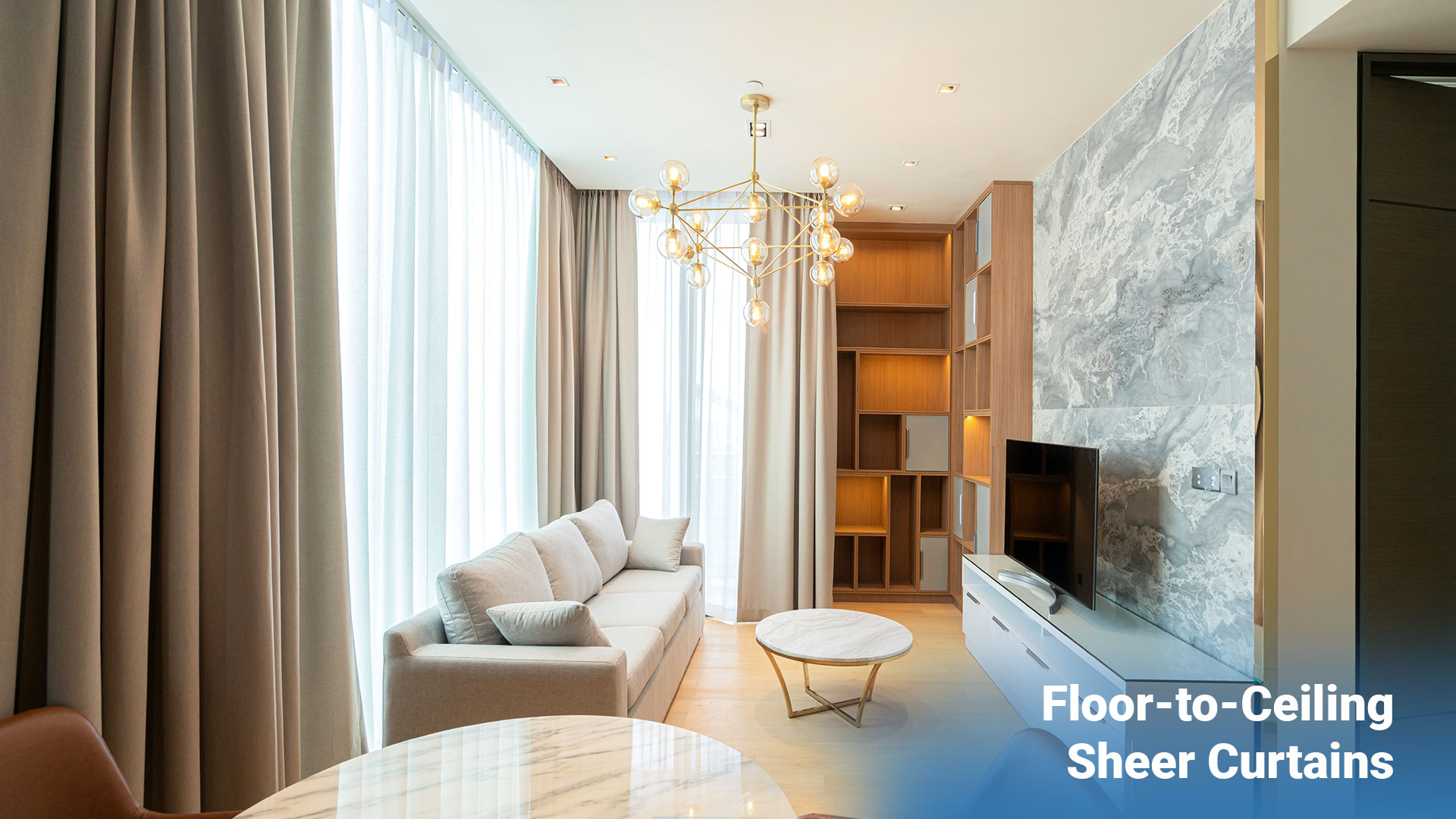 Floor-to-Ceiling Sheer Curtains