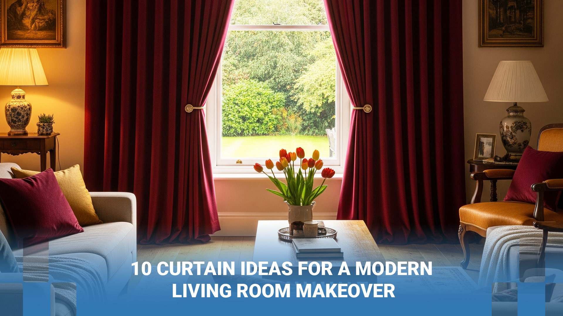 10 Curtain Ideas for a Modern Living Room Makeover